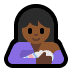 🤱🏾 breast-feeding: medium-dark skin tone display on Windows